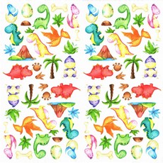 蝶谷巴特餐巾紙 可愛動物圖案, 1個, 33x33cm四格圖