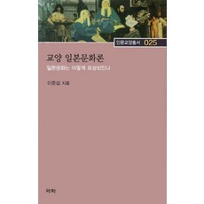 교양 일본문화론:일본문화는 어떻게 표상되었나, 역락, 이준섭 저
