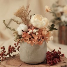 維也納森林香氛擴香花禮 (贈送5ml香氛油), 橘紅, 日不落維也納森林香氛擴香花禮