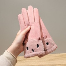 保暖手套女冬季加絨加厚可愛學生韓版戶外騎行開車防風觸屏