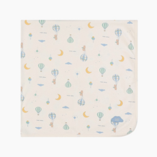 압소바 (해피랜드) 키엘 속싸보 H2710904 / 포근한 크림 컬러에 열기구 동물 캐릭터 부드러운 소재의 신생아 속싸보