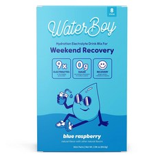Water Boy Weekend Recovery 藍莓覆盆子 8入, 1個, 84g