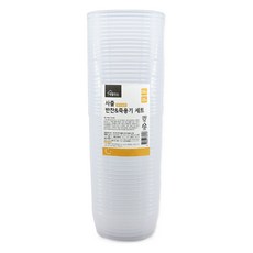 생활미소 사출 반찬 엔 죽 용기 세트 260ml, 25개, 1개입