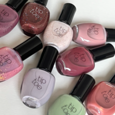 <정품몰> 팁토우 시럽 & 페인트 & 쉬머 네일 폴리쉬 매니큐어 팁토우네일, 408 머메이드 티어스, 10ml, 1개