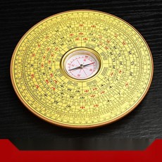 전문가용 종합 풍수 나침반 고정밀 휴대용 방위 나침판, 4. 합금 18cm