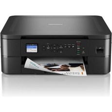 Brother 브라더 DCP-J1140DW 3-in-1 컬러 잉크젯 복합기 프린터 스캐너 복사기 블랙 400x151x343mm 1716ppm, 17/9 pages/minute, 3-in-1 colour inkjet multifunc, Single