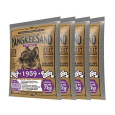 [양키샌드] [N][고양이모래] 1959(피톤치드) 7kg 4포, 상세 설명 참조, 피톤치드