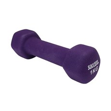 成功牌 防滑六角包膠啞鈴 1KG 健身重訓韻律適用, 詳見包裝, 詳見包裝