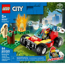 레고 시티 파이어 산불 진압 작전 블록놀이 60247, 혼합색상, 1개