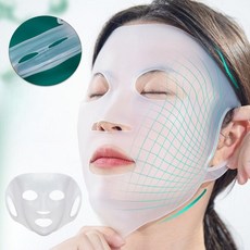 실리콘 마스크팩 보습 얼굴 커버 마스크 얼굴 시트 피부