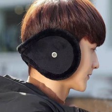 귀덮개 TC 청음 겨울 털 보온 귀마개 이어워머 일상대화 가능, 그레이 _x000D_