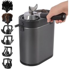 가정용 또는 상업용 커피 바를 위한 청소용 CAFEASY 자동 포터필터 클리너 기계 전기 에스프레소 노크 박스 퍽 액세서리 도구