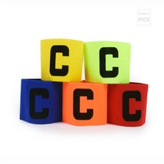 슈퍼리치디자인 주장 완장 축구완장, 오렌지