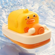 움직이는 목욕놀이배 욕조놀이 아기 유아 목욕장난감, 1개, 혼합컬러