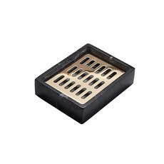 고급 호텔 대리석 비누받침 비누홀더 4컬러, 1개, N. 블랙 대리석 + 골드 스테인리스 스틸 필터 조각