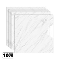 에이제이큐 붙이는 벽지 다용도 대리석 폼블럭 데코 타일시트지, 비앙코 화이트, 10개