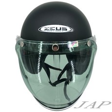 ZEUS 泡泡鏡 (電鍍邊條 綠色) 安全帽通用風鏡