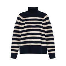 문테 스트라이프 코튼 울 혼방 스웨터