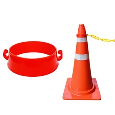 접이식 라바콘 32cm 칼라콘 주차콘 소형 꼬깔콘, 1개