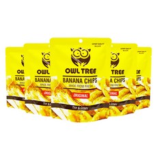 오울트리 바나나칩 오리지날, 60g, 5개
