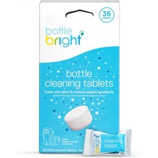텀블러 세척제 보틀 브라이트 생분해성 천연 발포성 병 세척 36개 정제 텀블러클리너 캐나다 내수용