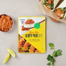 노브랜드숯불맛매콤참치90g