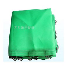 대형 트램폴린 실내외 점핑매트 방방이 철제 프레임 놀이기구 운동용품 성인용 야외용, 1개, 11_그린링추가1.66x1.66m48개