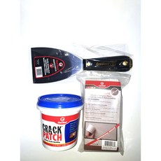 Reddevil 크랙메꿈이 세트(크랙메꿈이250g+스패클링나이프+onetime벽메꿈이테이프)/크지 않은 구멍이나 크랙을 메꿀 때 사용이 가능한 세트 구성, 1개