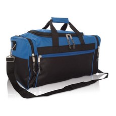 DALIX 21인치 빈 스포츠 더플백 짐백 여행용 더플 로열 블루 스트랩 조절 가능, Royal Blue, Royal Blue