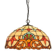 스테인글라스 램프 침실 카페 고딕풍 중세 앤틱 펜션 램프갓 40cm 아래쪽, 램프갓 50cm 아래쪽