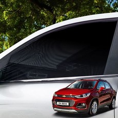 더뉴트랙스 모기방충망 캠핑 차박 햇빛가리개, SUV 2열 2P