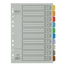 대흥 종이인덱스 I310 A4 10분류 낱봉 5세트입, 본상품