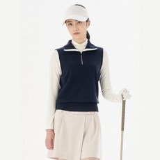 [정품] 빈폴 골프 여성 하이넥 니트 베스트 BJ3951A58R {균일가 딜}