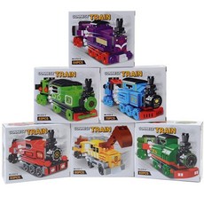 커넥트 트레인 (1p) 기차 블록 퍼즐 조립stu8+5rfN