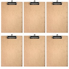 샤인아트 MDF클립보드 A4 세로형 6개