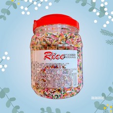 五彩米 彩色巧克力米 900g, 1個