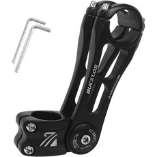 버클로스 조절식 자전거 스템 MTB 25.4mm 31.8mm 90110130145mm 80도 각도 조절용 라이저 통근용 자전거용 핸들바 연장 전기 산악 도로