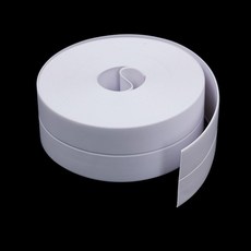 BYIU 縫隙膠貼 廚房衛浴美縫貼, 1個, 【經典白色】-寬38mm防水膠,1.5米【買一送一，總發3米】