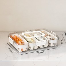 VV CASA 냉장고정리함 음식 보관용기, 1개