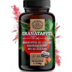 (독일산 )스페인 석류 추출 캡슐 600mg 150캡슐 폴리페놀 엘라그산 40프로, 150정, 1개