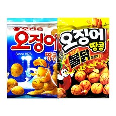 오징어땅콩세트 (오리지널+불닭), 188g, 1세트