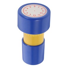 阡 益智時鐘印章/一個入 DJ03-1159 時鐘學習印章 國小教具 國小數學學習教具, 一個入(顏色隨機)