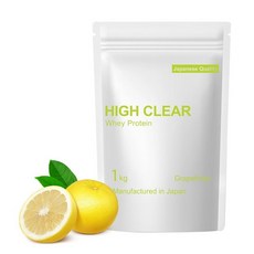 HIGH CLEAR 깔끔한 자몽 맛 WPC 유청 100 단백질 1kg (40 식분), 1개, 1g