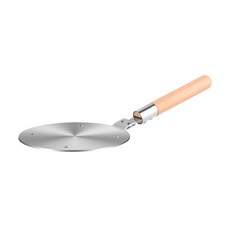 플레이트 열전도판 인덕션 스테인리스 원형 가열판, 20cm 나무 손잡이