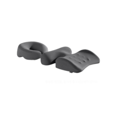 가슴 베개 병원 한의원 피부관리실 마사지 엎드려 뷰티샵 세트 패브릭메모리폼 딥그레이, 패브릭대나무숯메모리폼 딥그레이