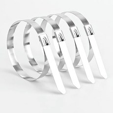 스텐 케이블타이 스틸 타이 금속 100P 4.6x500mm rhm*606mH, 4.6x500mm (100EA)