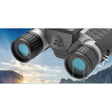 ZZSTAR 카메라 FMC 및 BAK4 프리즘 렌즈가 있는 12x32 쌍안경 넓은 시야 성인용 휴대용 고성능 쌍안경 2인치 LCD 디스플레이 5MP 1080P 비디오 사, ZZSTAR 카메라, FMC 및 BAK4 프리즘 렌즈가