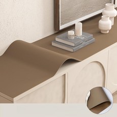 포리움 스텐테이블매트 테이블매트 식탁 테이블, 커피색, 50x160cm
