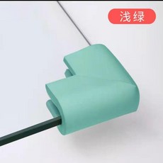 防撞條茶几保護邊條自粘護邊鋼化玻璃門包邊門框軟包貼護角 副廠產品, 草綠色,4個角-U型-送膠, 1個