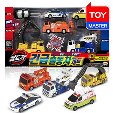 [미미월드] 월드카 파워키 긴급출동차세트, 단품, 통합색상:월드카 파워키 긴급출동차세트